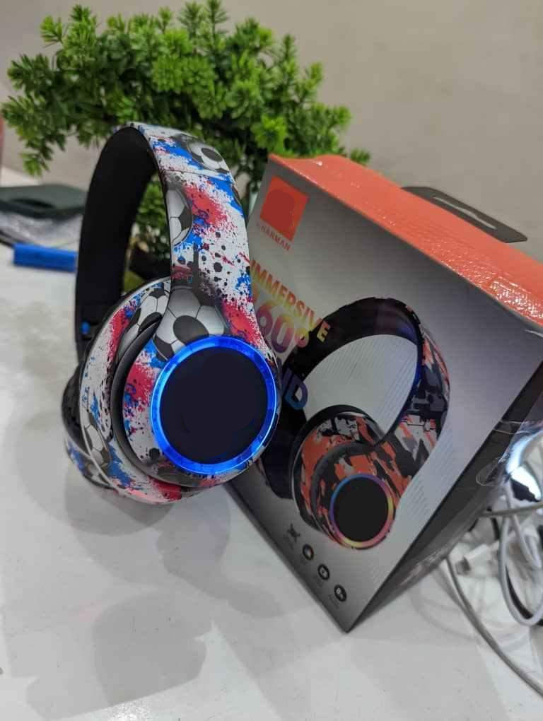 Printed Wireless Foldable Headphones | Bluetooth 4.1, 40 mm Drivers, 10 h Playback