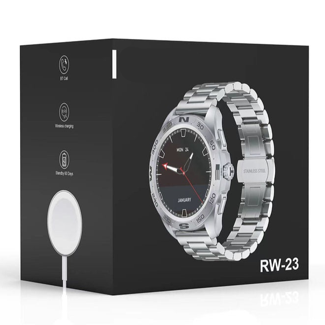 HT RW23 Smart Watch | 2.0″ Full Touch & Fitness Suite | (KSA Edition)