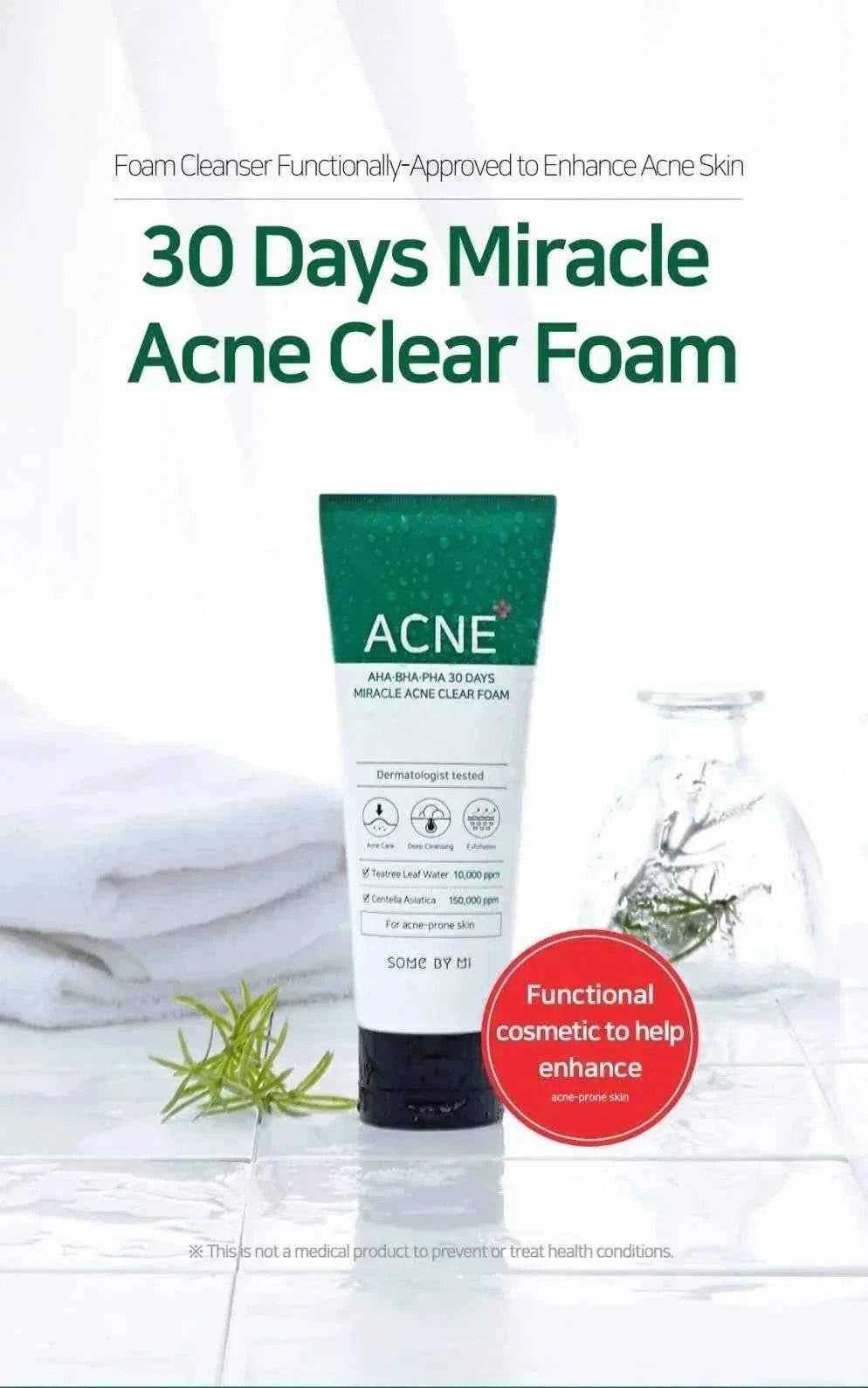 Acne Clear Foam | 30 Days Miracle Foam (100 ml)