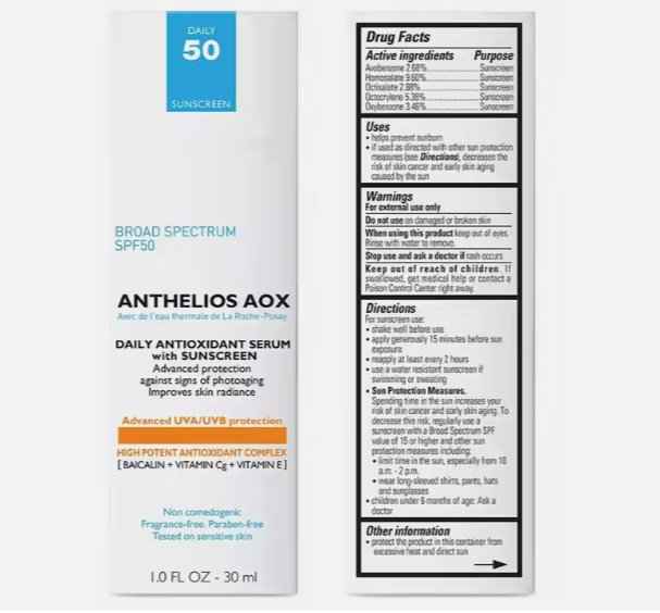 Spectrum SPF50 Daily Sunscreen with Vitamin C & E