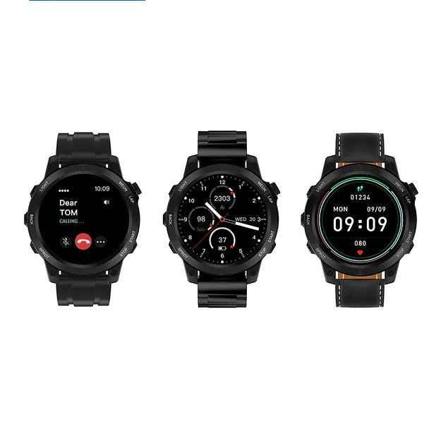 HT RW46 Smart Watch | 2.0″ Round AMOLED + Torch & 3-Strap Bundle | KSA Edition