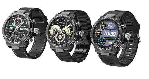 HT RW56 Smart Watch | 1.3″ Round AMOLED, 3-Strap Bundle & Wireless Charging | KSA Edition