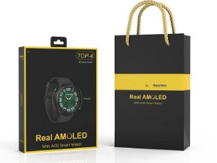 TH Top‑4 Smart Watch | Real AMOLED, Always‑On Display | Health Tracking