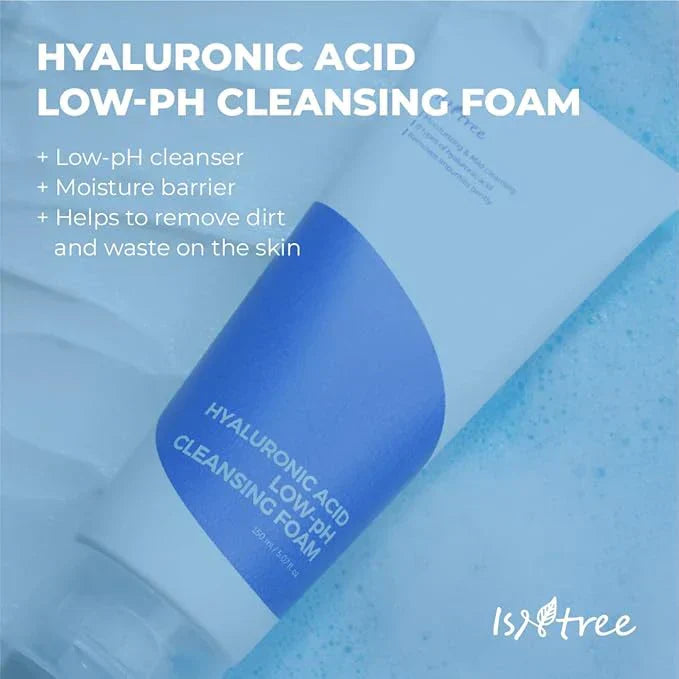 Hyaluronic Acid Low-Ph Cleansing Foam 150ml 5.07 fl.oz | Moisturizing & Mild cleansing