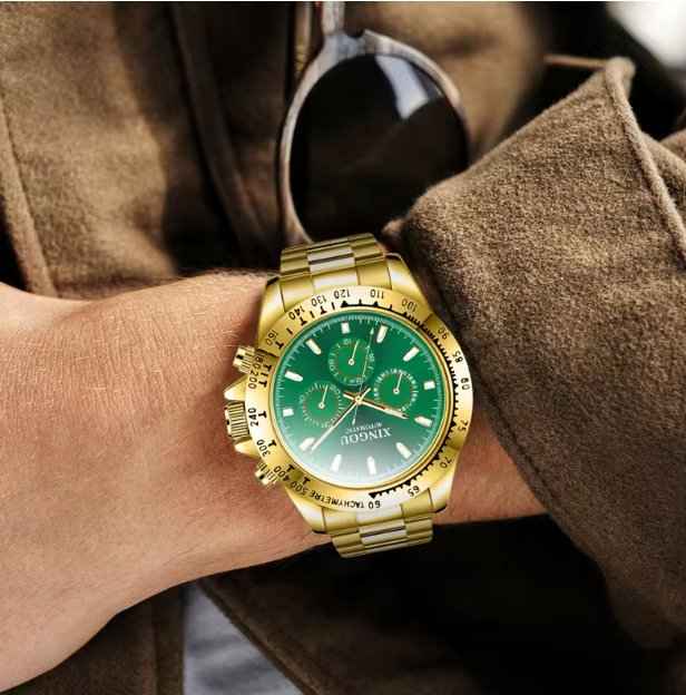 Men’s Stainless Steel Smart Watch | Classic Style + Smart Features