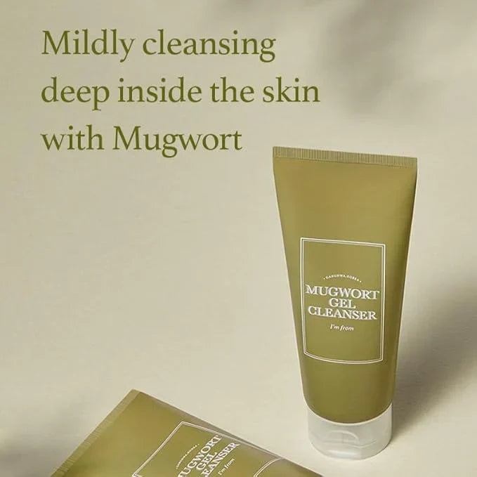 Gel Cleanser 150 ml, Mugwort Extract 60%, Korean Cleanser, Natural, Herbal, Calming, Soothing, Micro Cleansing