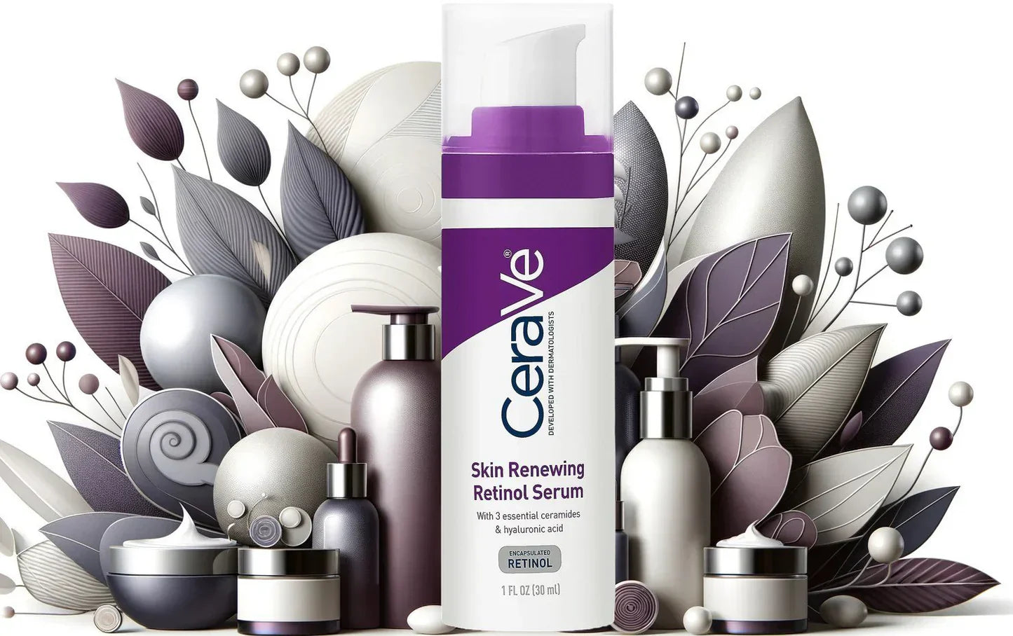 Skincare Cream, Skin Renewing Retinol Serum, 1 fl oz (30 ml)