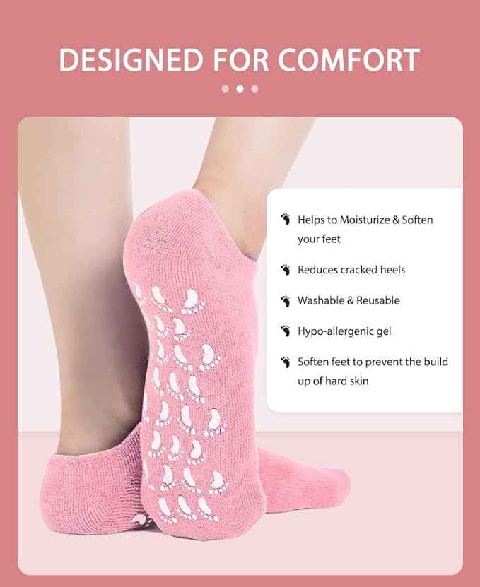 SPA Gel Socks (GOLD)