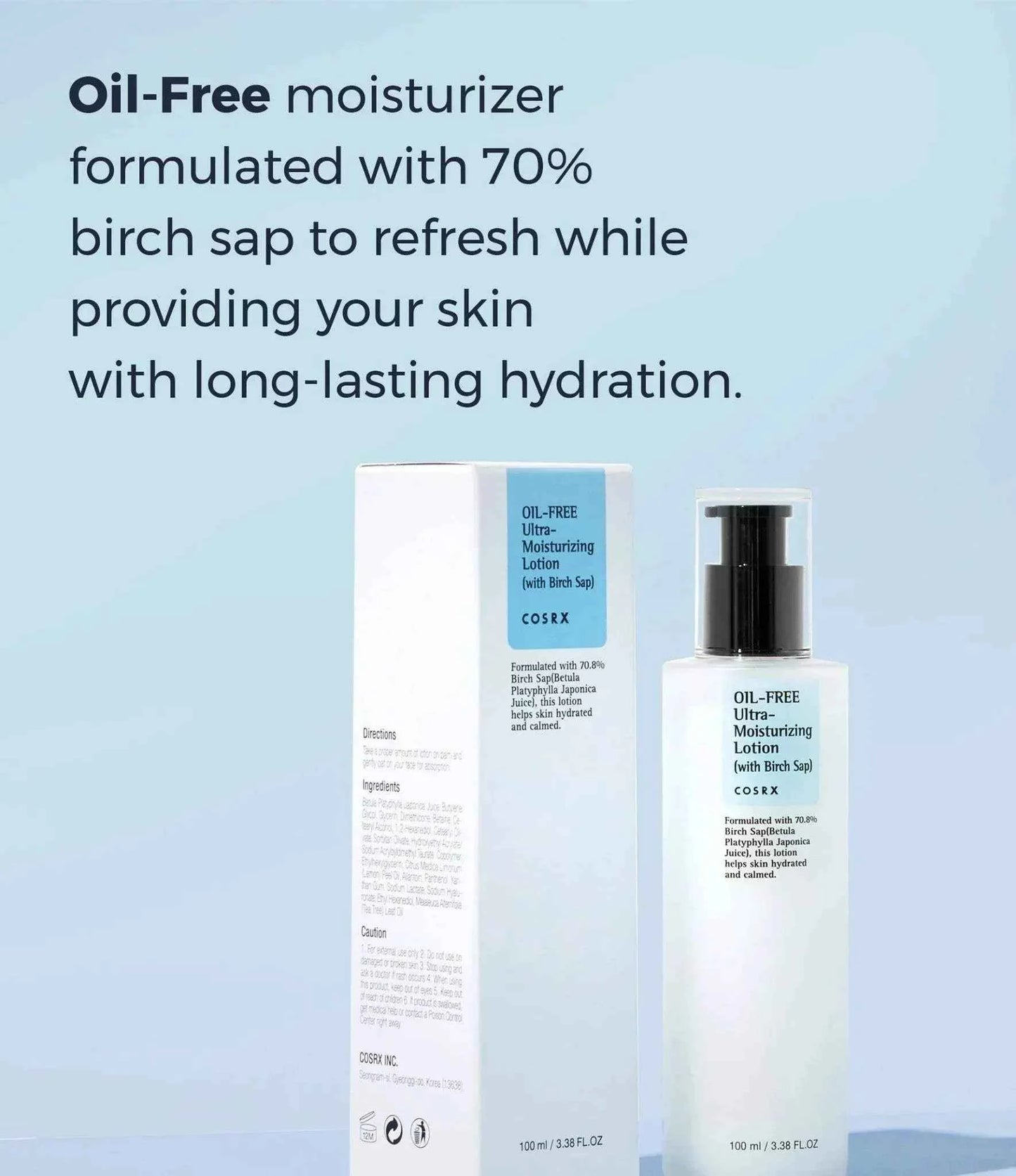 Oil Free Ultra Moisturizing Lotion (With Birch Sap) 100ml