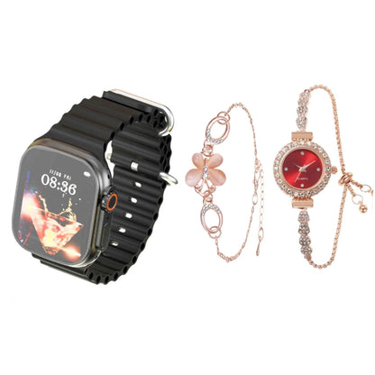 TC03 Mini Smart Watch | 38 mm Combo Set — Jewelry & Straps