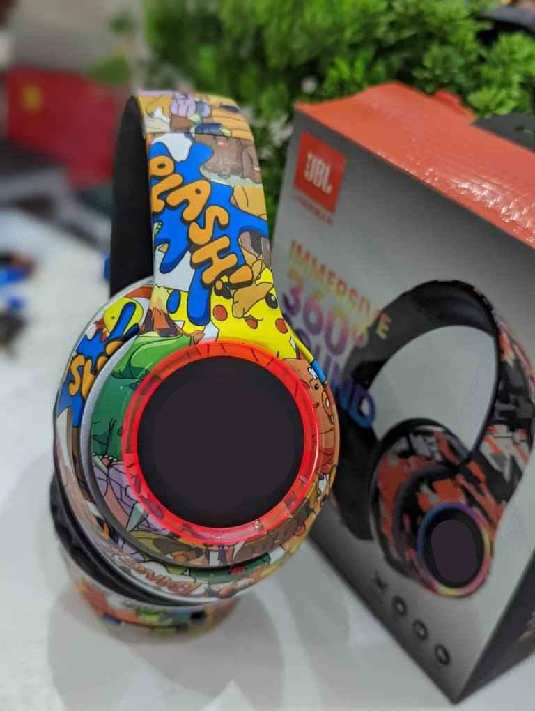 Printed Wireless Foldable Headphones | Bluetooth 4.1, 40 mm Drivers, 10 h Playback