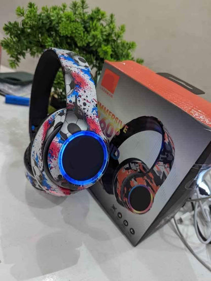 Printed Wireless Foldable Headphones | Bluetooth 4.1, 40 mm Drivers, 10 h Playback