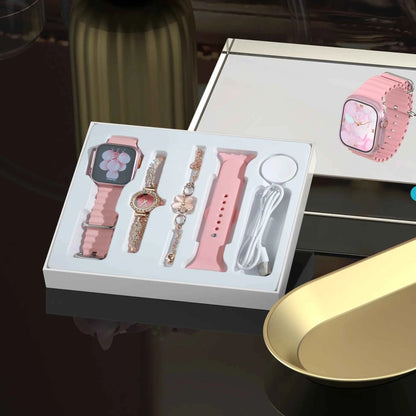 TC03 Mini Smart Watch | 38 mm Combo Set — Jewelry & Straps