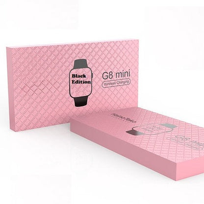 HT Mini G8 Black Edition Smart Watch | Compact 41 mm & Wireless Charging | (KSA Edition)