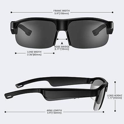 Bluetooth Smart Sunglasses UV Protection Lightweight & Comfortable