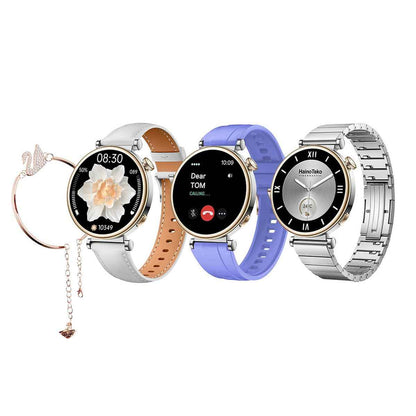 HT RW43 Smart Watch | 1.3″ Round AMOLED, 3-Strap Bundle & Wireless Charging | KSA Edition
