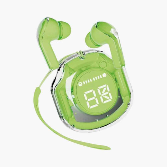 T8 Crystal Wireless Earphones - Transparent (Air 39)