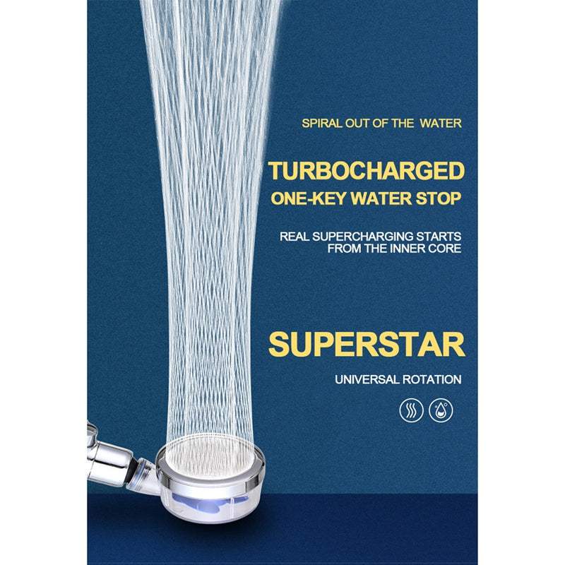 High Pressure Turbo Charged Shower Head