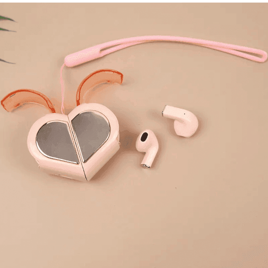 Revoiz Heart Pink Earbuds