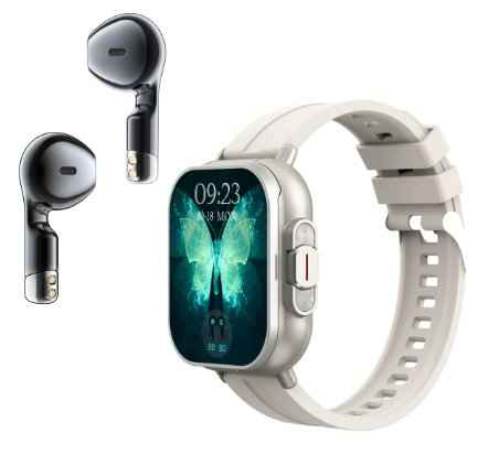 A70 Smart Watch & Earbuds | 1.96″ Touch Screen | IP68 Fitness (KSA Edition)