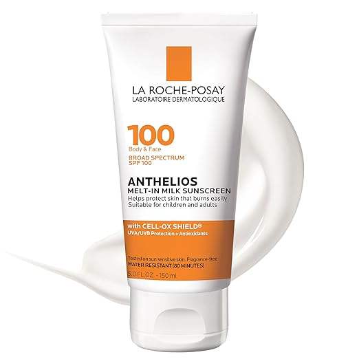 Melt-in Milk Body & Face Sunscreen Lotion Broad Spectrum SPF 100