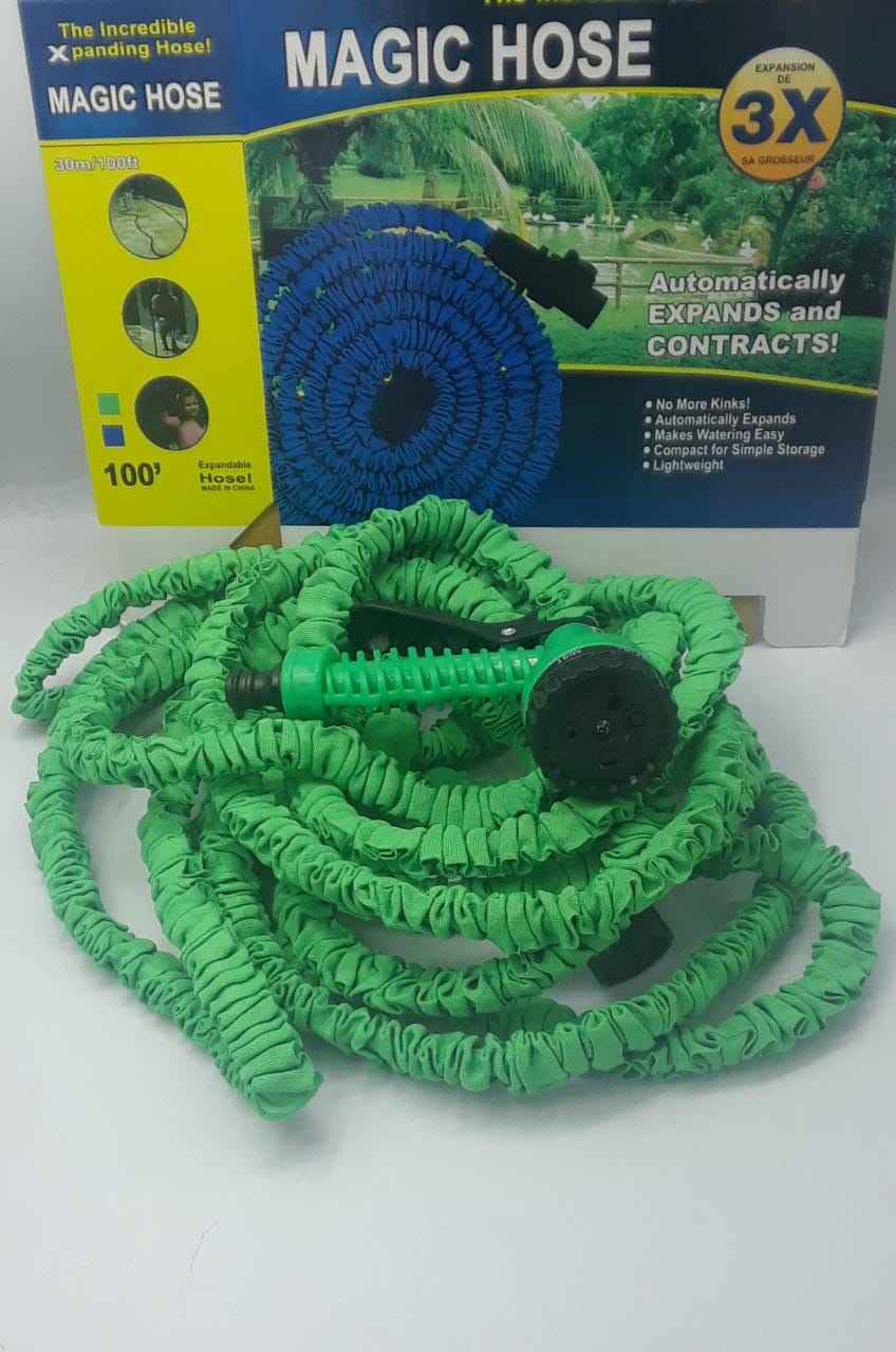 Expandable Garden Hose with Spray Nozzle (GOLD)