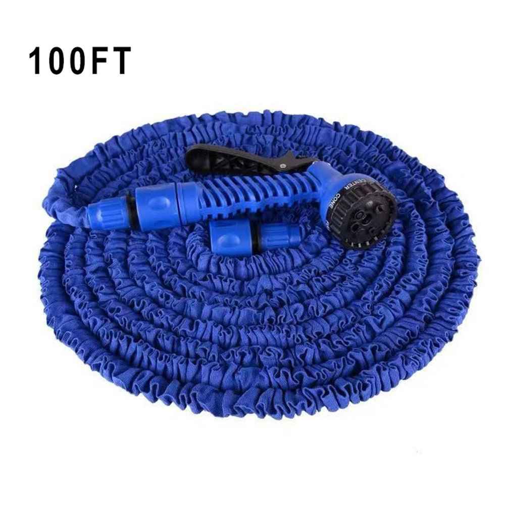 Expandable Garden Hose with Spray Nozzle (GOLD)