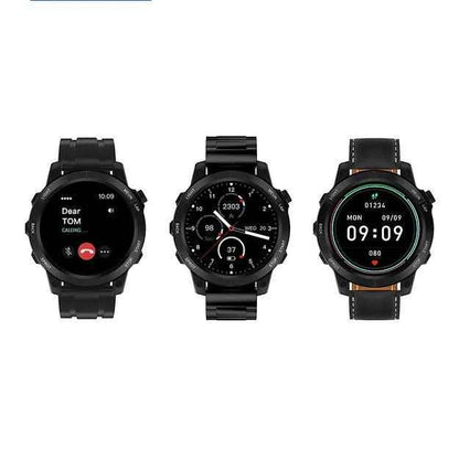 HT RW46 Smart Watch | 2.0″ Round AMOLED + Torch & 3-Strap Bundle | KSA Edition