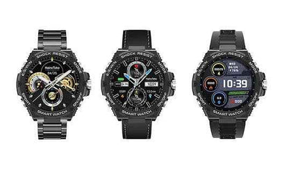 HT RW56 Smart Watch | 1.3″ Round AMOLED, 3-Strap Bundle & Wireless Charging | KSA Edition