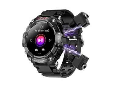 HT ST 3 Smart Watch | Earbuds, MP3 Speaker & Health Suite | (KSA Edition)
