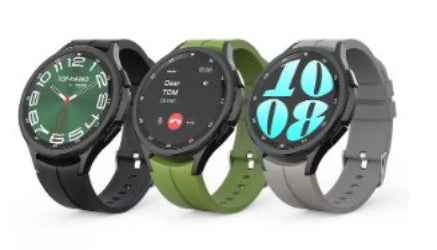 TH Top‑4 Smart Watch | Real AMOLED, Always‑On Display | Health Tracking