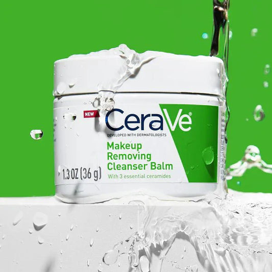 Cleansing Balm Hydrating Makeup Remover with Ceramides and Plant based Jojoba Oil for Face