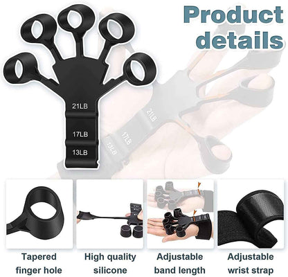 Metal-Hook Grip Strength Trainer (GOLD)