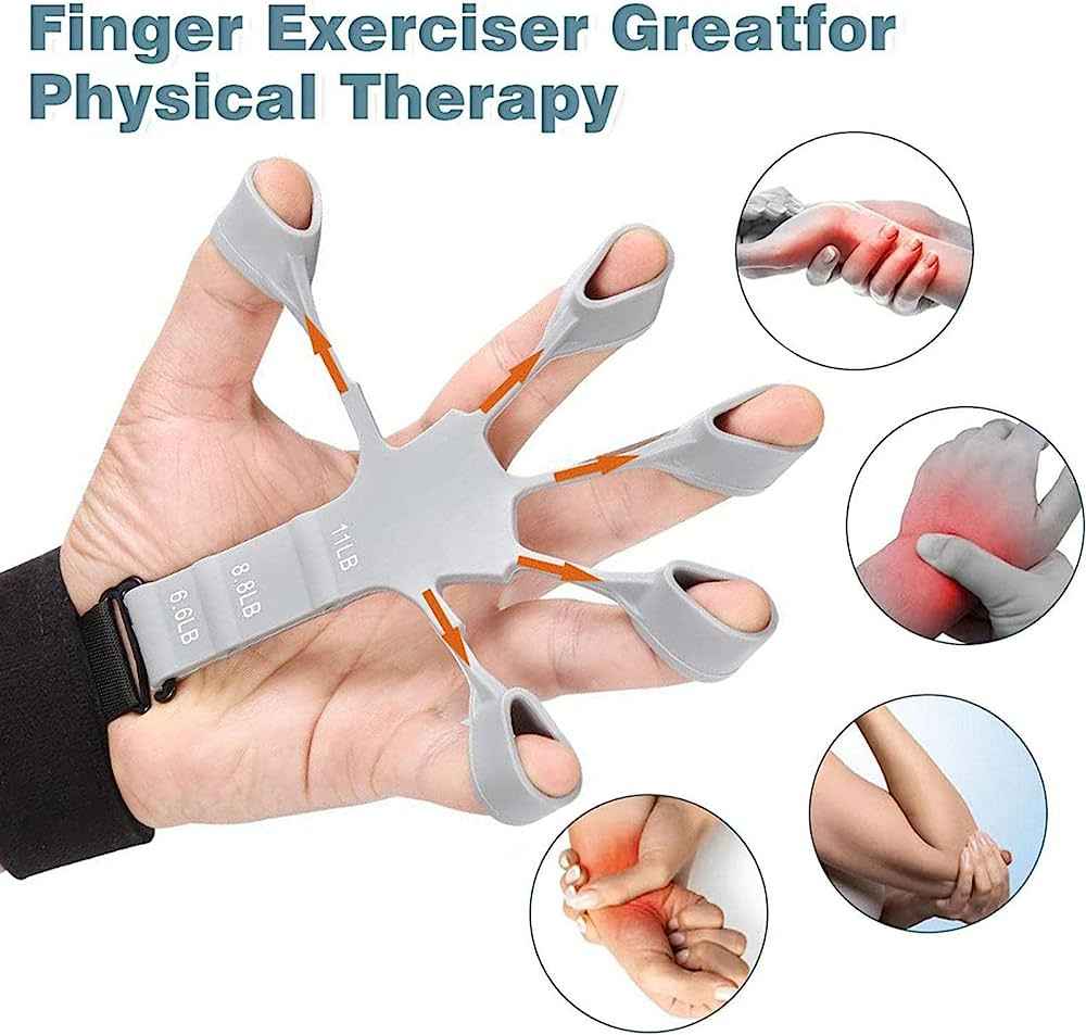 Metal-Hook Grip Strength Trainer (GOLD)