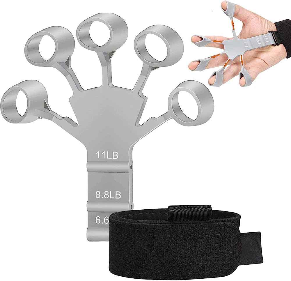 Metal-Hook Grip Strength Trainer (GOLD)