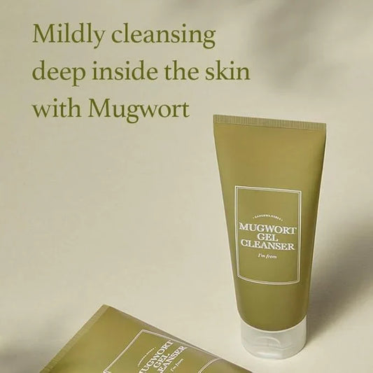 Gel Cleanser 150 ml, Mugwort Extract 60%, Korean Cleanser, Natural, Herbal, Calming, Soothing, Micro Cleansing