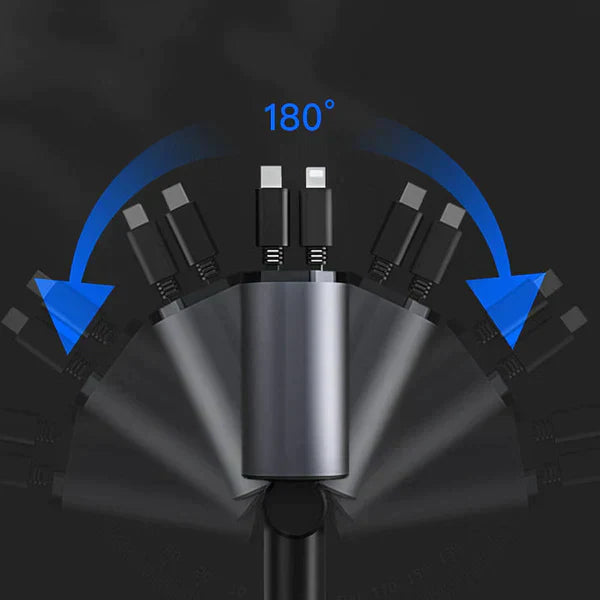 Retractable Car Fast Charger (GOLD)