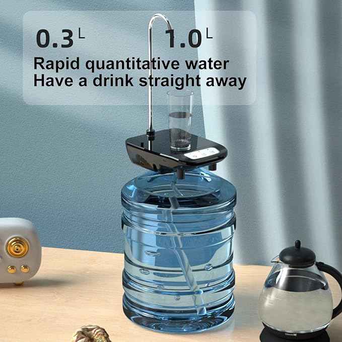 Portable Water Bottle Pump (GOLD)