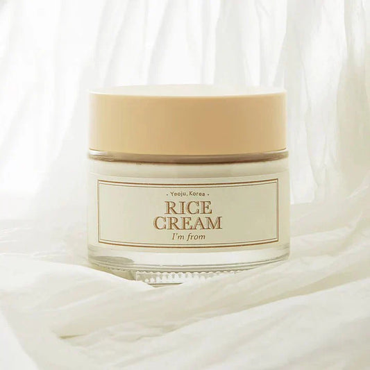Rice Cream 1.69 Ounce, 41% Rice Bran Essence with Ceramide, Glowing Look to Even Out Skin Tone