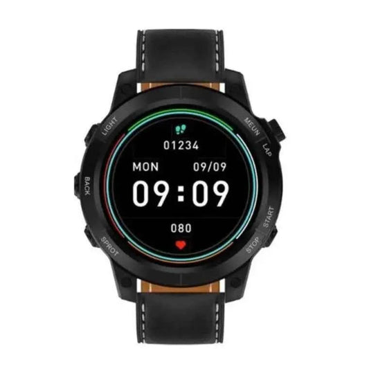 HT RW46 Smart Watch | 2.0″ Round AMOLED + Torch & 3-Strap Bundle | KSA Edition