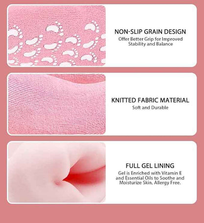 SPA Gel Socks (GOLD)