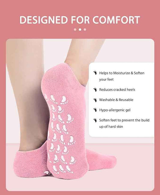 SPA Gel Socks (GOLD)
