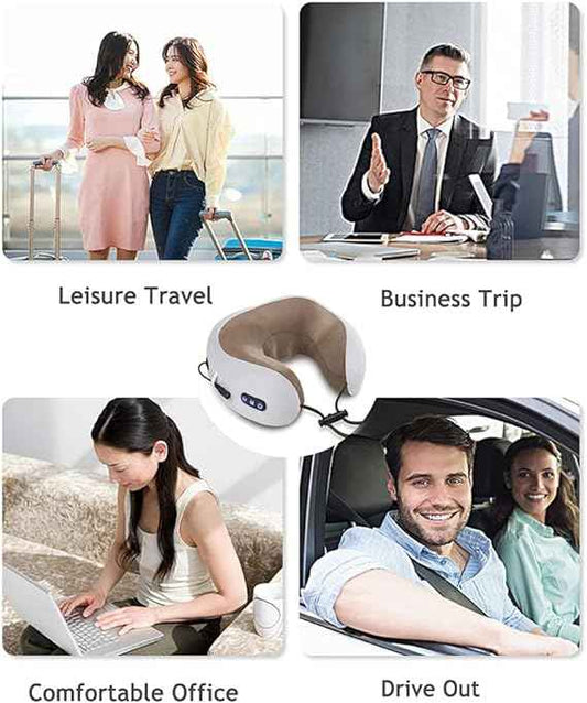U Shaped Massage Pillow (GOLD)