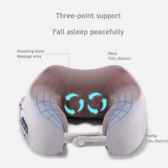 U Shaped Massage Pillow (GOLD)
