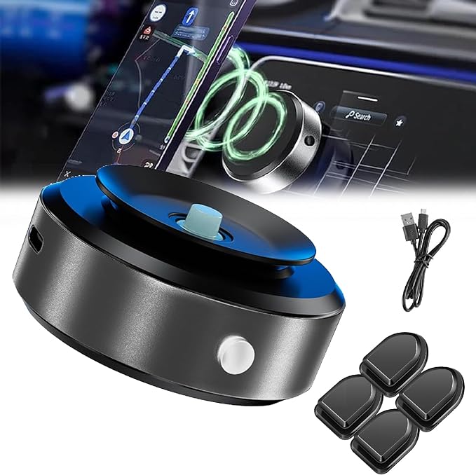 Vacuum Suction Phone Holder (GOLD)